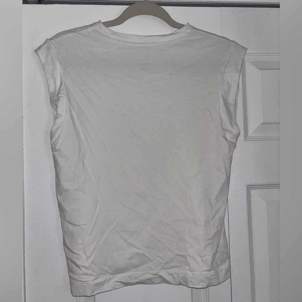 a new day White Sleeveless Tank Top